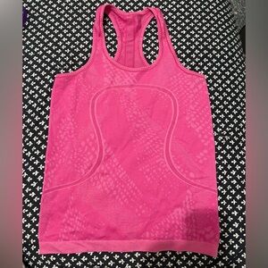 Lululemon Pink Racerback Tank Top Size 8. EUC.